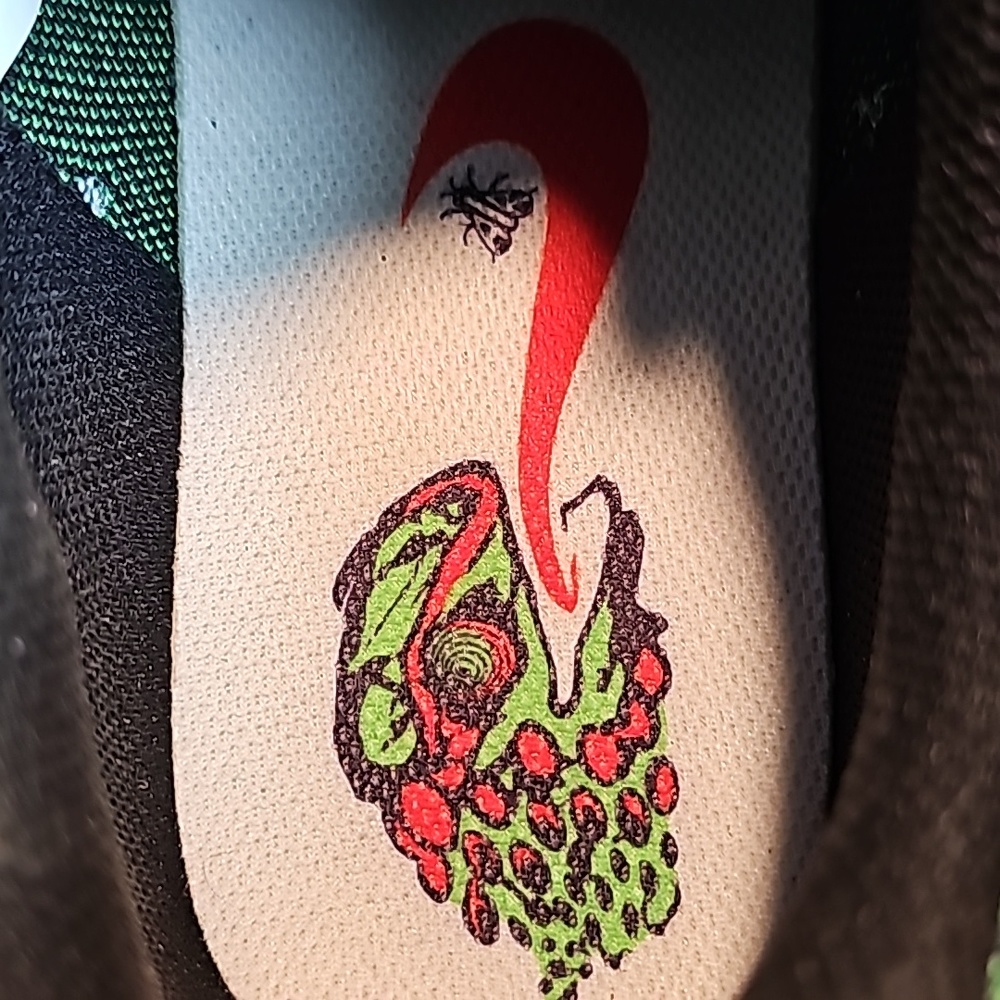 Nike AF1 Crater Flyknitt NN Size 12 Black-Scream Green 🦎✅️ - Picture 3 of 7